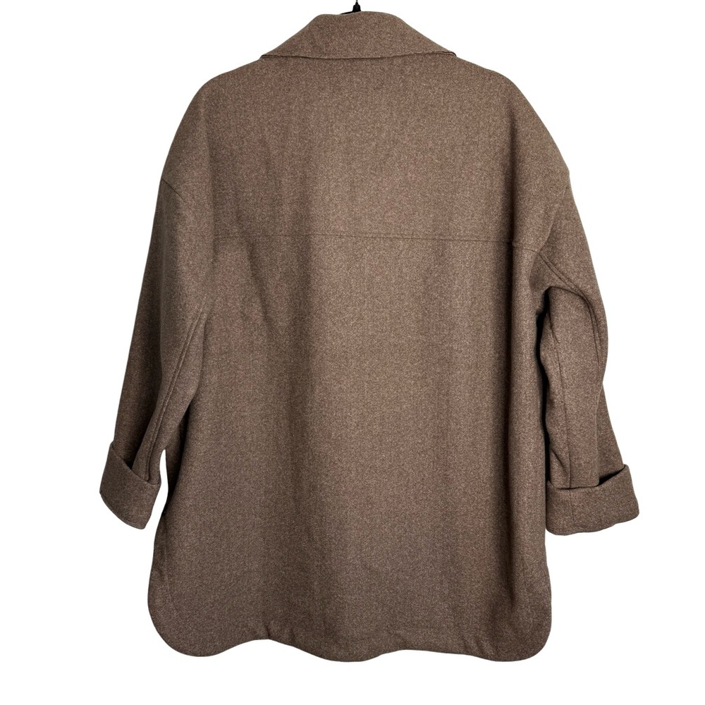Banana Republic Women's Structured 4 Pocket Button Shacket - Picture 6 of 10